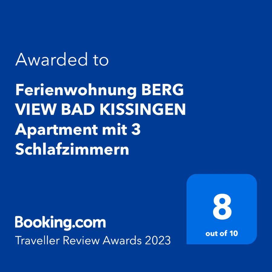 Ferienwohnung Berg View Bad Kissingen Apartment Mit 3 Schlafzimmern Exteriér fotografie